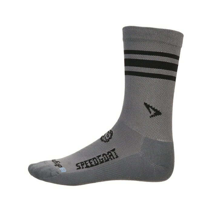 Drymax 【 Speedgoat Lite Trail Running Crew Socks Unisex Dk Gray/Black 】 ライト クルー ソックス・靴下 スポーツ アウトドア ランニング マラソン その他 ユニセックス gray 灰色・グレー・グレイ 黒色 ブラ