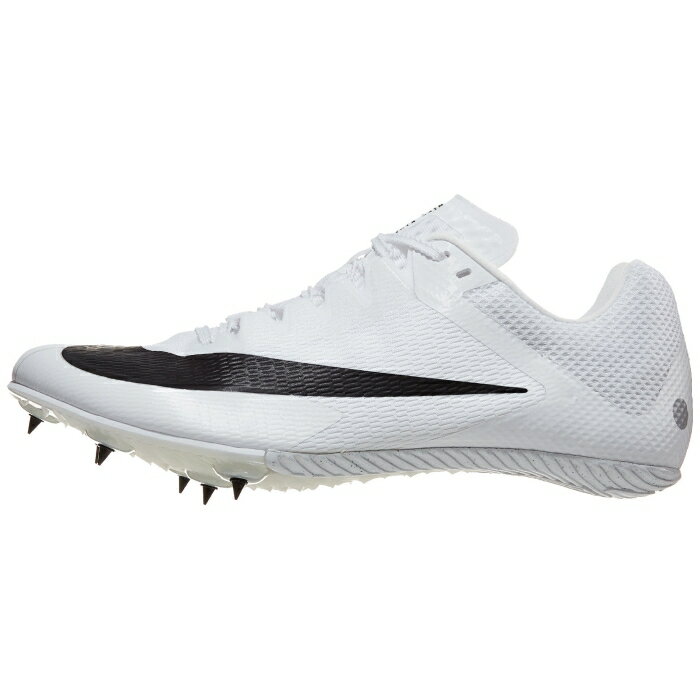 ナイキ Nike 【 Zoom Rival Sprint Spikes Unisex White/Black/Silver 】 ズーム ライバル スポーツ アウトドア ランニング マラソン シューズ メンズシューズ ユニセックス 白色 ホワイト 黒色 ブラック Silver