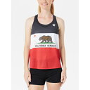 Rabbit 【 Women's Speedeez Singlet California Women Red/White/Black 】 レディース Singl...