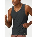 Vuori 【 Men's Strato Tech Tank Men Charcoal Hthr 】 メンズ テック タンクトップ スポーツ アウトドア ランニング マラソン ウェア メンズウェア メンズ チャコール(4)