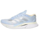 アディダス Adidas 【 Adizero Boston 12 Women White/Silver/Van 】 アディゼロ ボストン スポーツ アウトドア ...