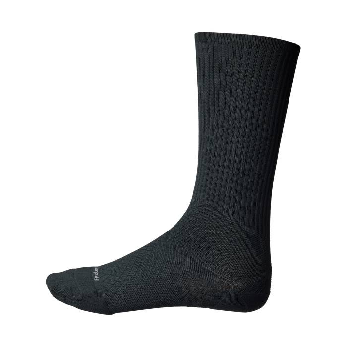フィーチャーズ Feetures 【 Plantar Fasciitis Relief Cushion Crew Sock Blk Unisex Blk 】 クルー スポーツ アウトドア ランニング マラソン その他 ユニセックス
