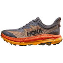 Hoka 【 Mafate Speed 4 Men Castlerock/Black 】 Speed スピード スポーツ アウトドア ランニング マラソン シューズ メンズシューズ メンズ 黒色 ブラック(4)