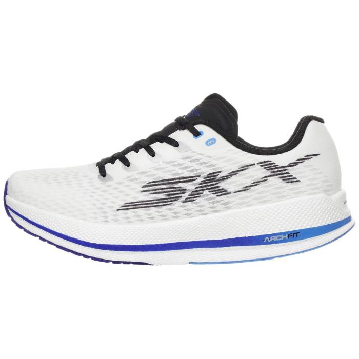 å㡼 Skechers Performance  Skechers Gorun Razor 5 Men White/Blue ...