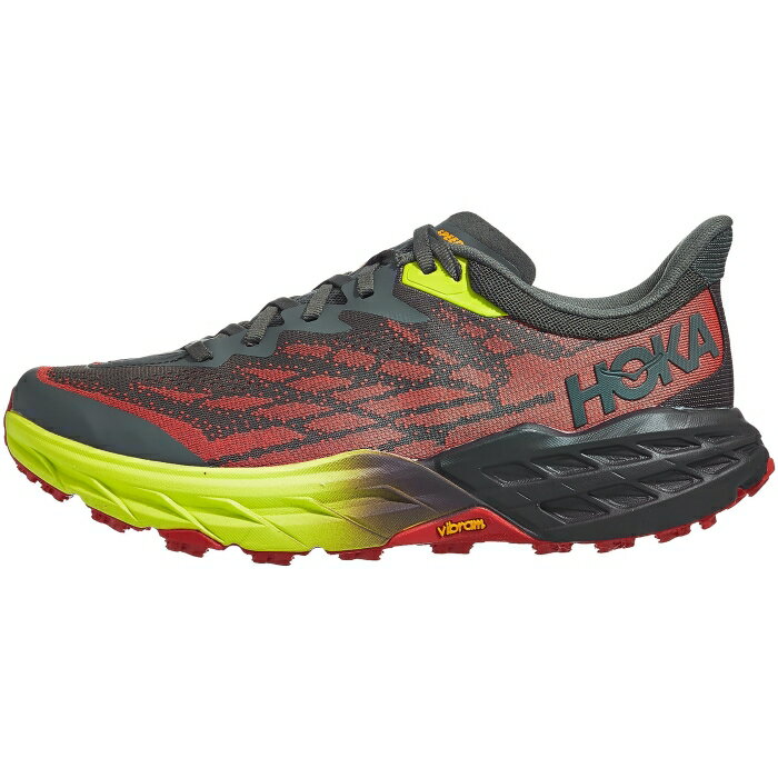 Hoka 【 Speedgoat 5 Men Thyme/Fiesta 】 スポーツ アウトドア ランニング マラソン シューズ メンズシューズ メンズ