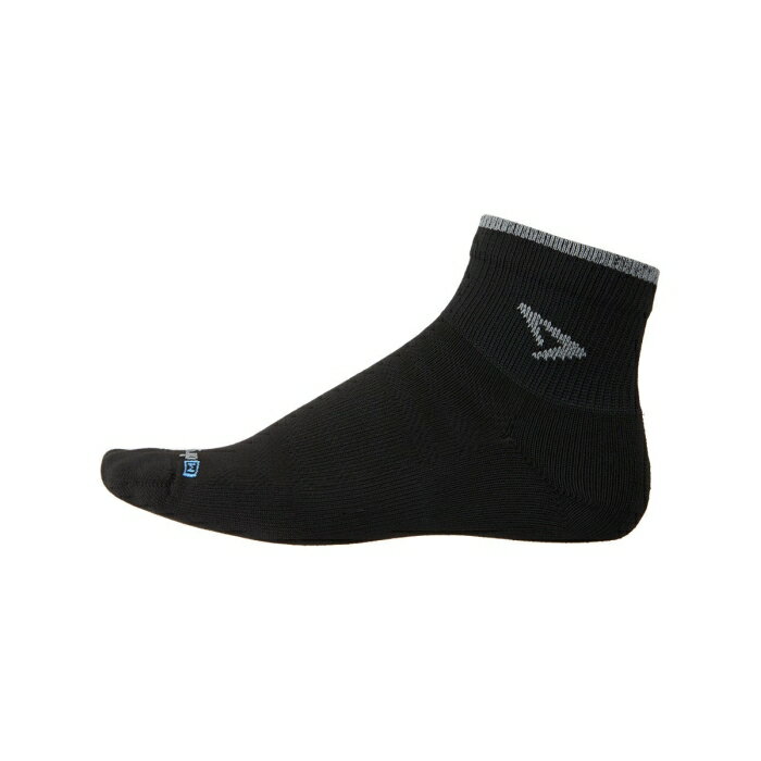 Drymax 【 Run Lite-Mesh 1/4 Crew Socks Black Unisex Black/Gray 】 ラン クルー ソックス・靴下 黒色 ブラック スポーツ アウトドア ランニング マラソン その他 ユニセックス 黒色 ブラック gray 灰色・グレ