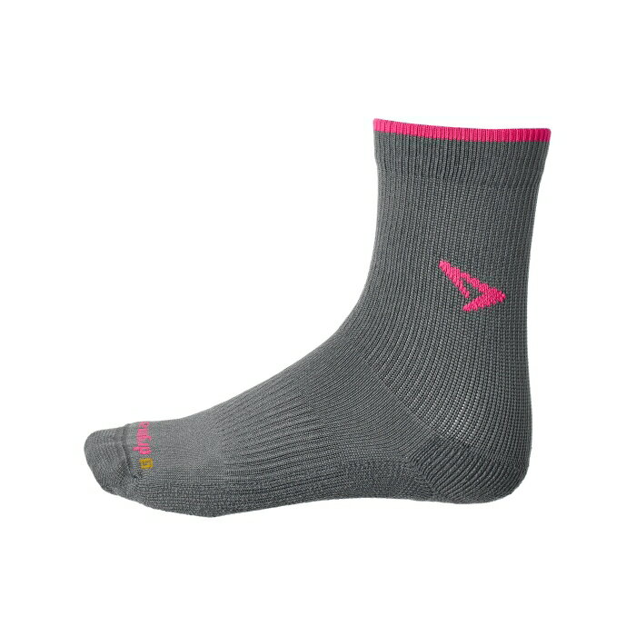 Drymax 【 Trail Running Crew Socks Gray/Pink Unisex Dark Gray/Neon Pink 】 クルー ソックス・靴下 スポーツ アウトドア ランニング マラソン その他 ユニセックス gray 灰色・グレー・グレイ pink ピンク