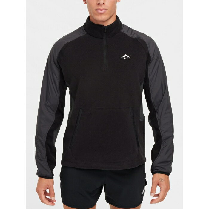 ナイキ Nike 【 Men's Polartec Trail Fleece Quarter Zip Men Black 】 メンズ フリース スポーツ アウトドア ランニング マラソン ウェア メンズウェア メンズ 黒色 ブラック