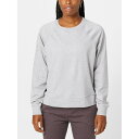 Vuori 【 Women's Halo Crew Long Sleeve Women Pale Heather Grey 】 レディース クルー Sleeve...
