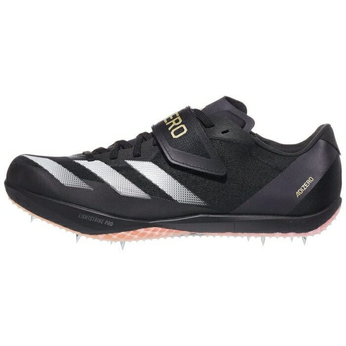 アディダス Adidas 【 Adizero Hj Spikes Unisex Core Black/Met/Spark 】 アディゼロ スポーツ アウトドア ランニング マラソン シューズ メンズシューズ ユニセックス コア 黒色 ブラック