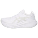 アシックス Asics 【 Gel Nimbus 27 Women White/Glacier Grey 】 スポーツ アウトドア ランニング マラソン シュー...