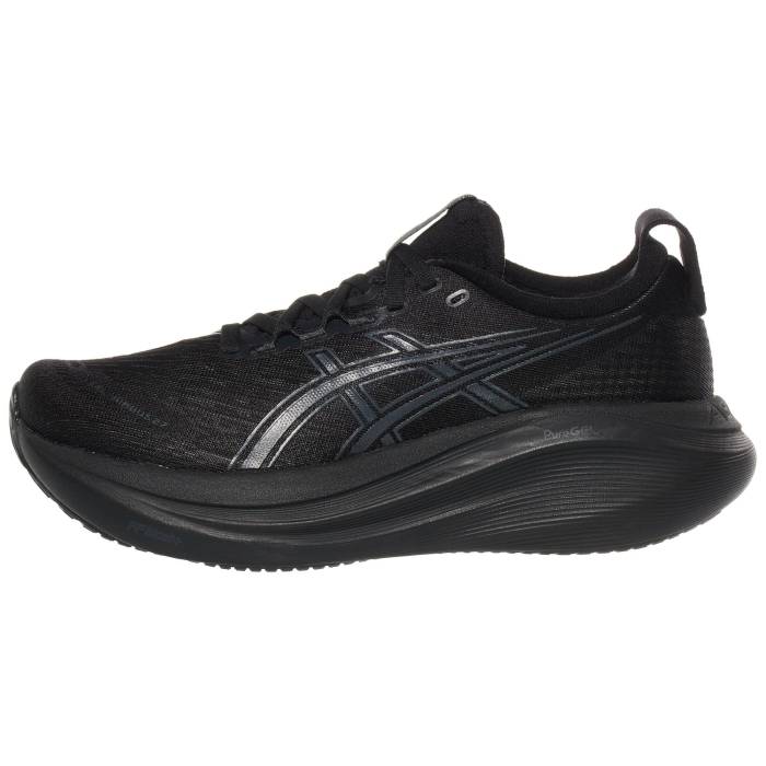 アシックス Asics 【 Gel Nimbus 27 Women Black/Graphite Grey 】 スポーツ アウトドア ランニング マラソン シューズ レディースシューズ レディース 黒色 ブラック 灰色 グレー