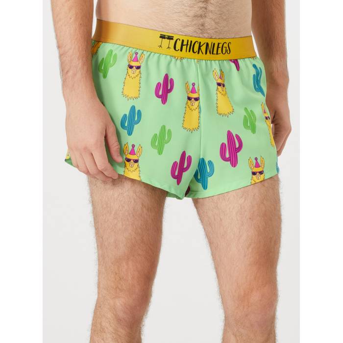 Chicknlegs 【 Men's Green Llamas 2