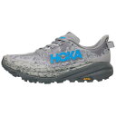 Hoka 【 Speedgoat 6 Men Galactic Grey/Hoka Blue 】 スポーツ アウトドア ランニング マラソン シューズ メンズシ...