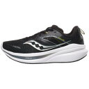 サッカニー Saucony 【 Omni 22 Men Black/White 】 オムニ スポーツ アウトドア ランニング マラソン シューズ メンズシューズ メンズ 黒色 ブラック 白色 ホワイト(4)