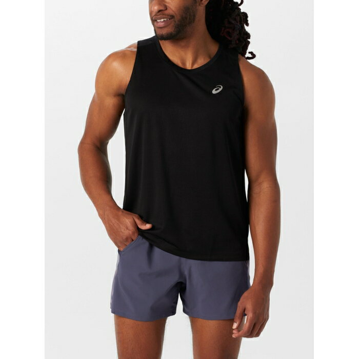 アシックス Asics 【 Men's Silver Singlet Men Performance Black 】 メンズ Silver 銀色・シルバー Singlet シングレット スポーツ アウトドア ランニング マラソン ウェア メンズウェア メンズ パフォーマン