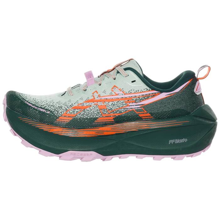 å Asics  Trabuco Max 4 Women Cold Moss/Nova Orange  ޥå ݡ ...