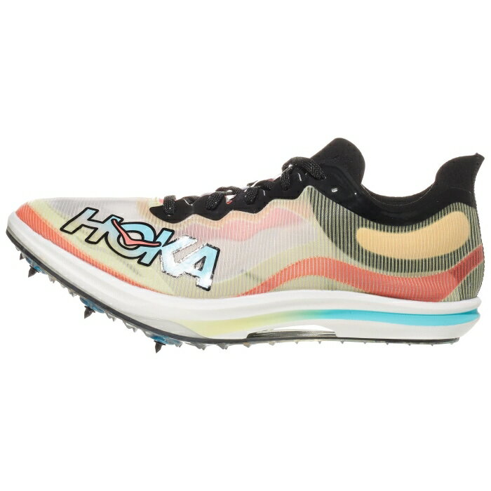 Hoka 【 Cielo X 3 Md Spikes Unisex Black/Yuzu 】 スポーツ アウトドア ランニング マラソン シュー..