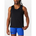 アンダーアーマー Under Armour 【 Men's Launch Elite Singlet Men Black 】 メンズ エリート Singlet シングレット スポーツ アウトドア ランニング マラソン ウェア メンズウェア メンズ 黒色 ブラック