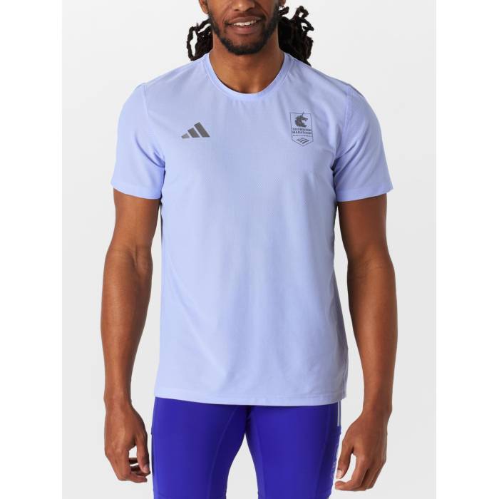 アディダス Adidas 【 Men's Boston Marathon 25 Graphics Short Sleeve T Men 】 メンズ ボストン Sleeve スリーブ スポーツ アウトドア ランニング マラソン ウェア メンズウェア メンズ