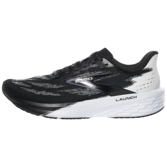ブルックス Brooks 【 Launch 11 Men Black/White 】 スポーツ アウトドア ランニング マラソン シューズ メンズシューズ メンズ 黒色 ブラック 白色 ホワイト