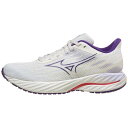 ミズノ Mizuno 【 Wave Inspire 21 Women White/Indigo 】 Wave ウェーブ・ウェイブ スポーツ アウトドア ランニング マラソン シューズ レディースシューズ レディース 白色 ホワイト 藍色・インディゴ(4)