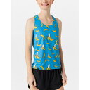 Chicknlegs 【 Women's Blue Bananas Performance Singlet Women Blue Bananas 】 レディース...