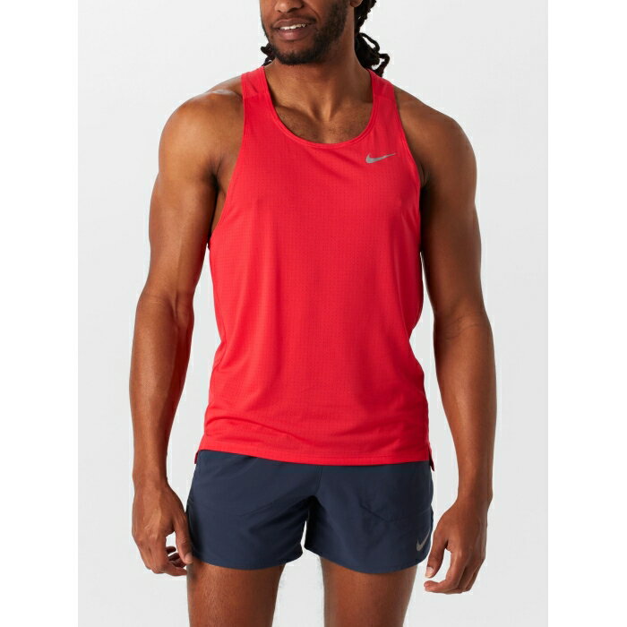 ʥ Nike  Men's Dri-Fit Fast Singlet Men Lt Crimson   ɥ饤եå ե...