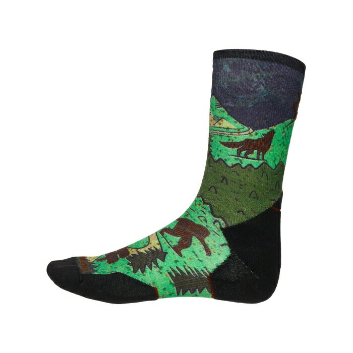 スマートウール Smartwool 【 Trail Run Neature Print Crew Socks Unisex Twilight Blue 】 ラン クルー ソックス・靴下 スポーツ アウトドア ランニング マラソン その他 ユニセックス トワイライト 青色 ブル