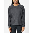 Vuori 【 Women's Halo Crew Long Sleeve Charcoal Heather Women Charcoal Heather 】 ...