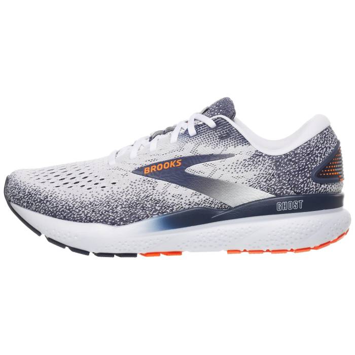 ブルックス Brooks 【 Ghost 16 Men White/Peacoat/Orange 】 スポーツ アウトドア ランニング マラソン シューズ メンズシューズ メンズ 白色 ホワイト orange 橙・オレンジ