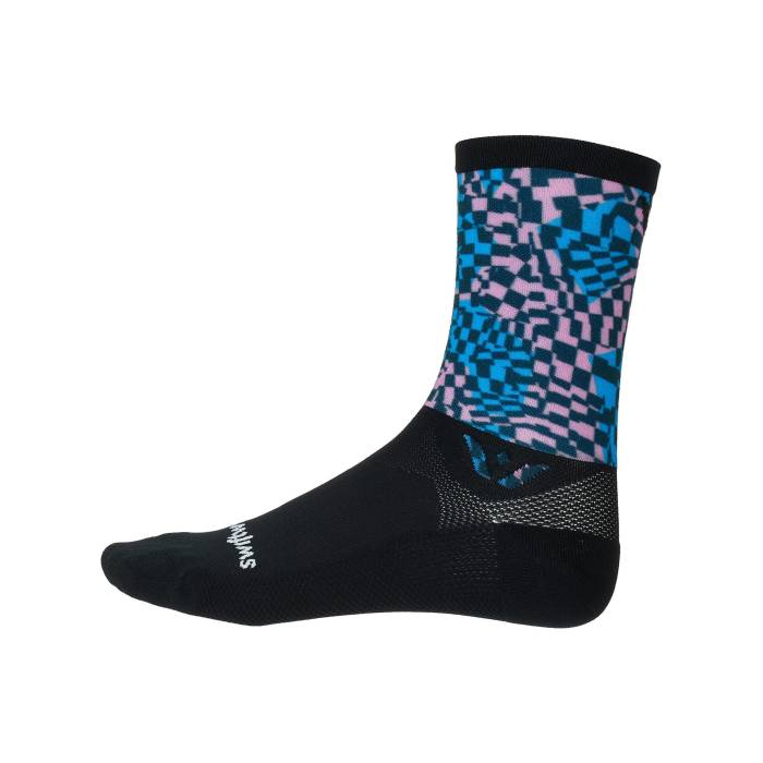 Swiftwick 【 Vision Six Impression Socks Checkered Unisex Checkered 】 ソックス・靴下 スポーツ アウトドア ランニング マラソン その他 ユニセックス