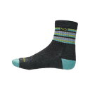 Wide Open 【 Women's Multi Stripe Cushion Micro Crew Socks Women Charcoal 】 レディース Stripe ストライプ Micro ミクロ クルー ソックス・靴下 スポーツ アウトドア ランニング マラソン ウェア レディースウェ