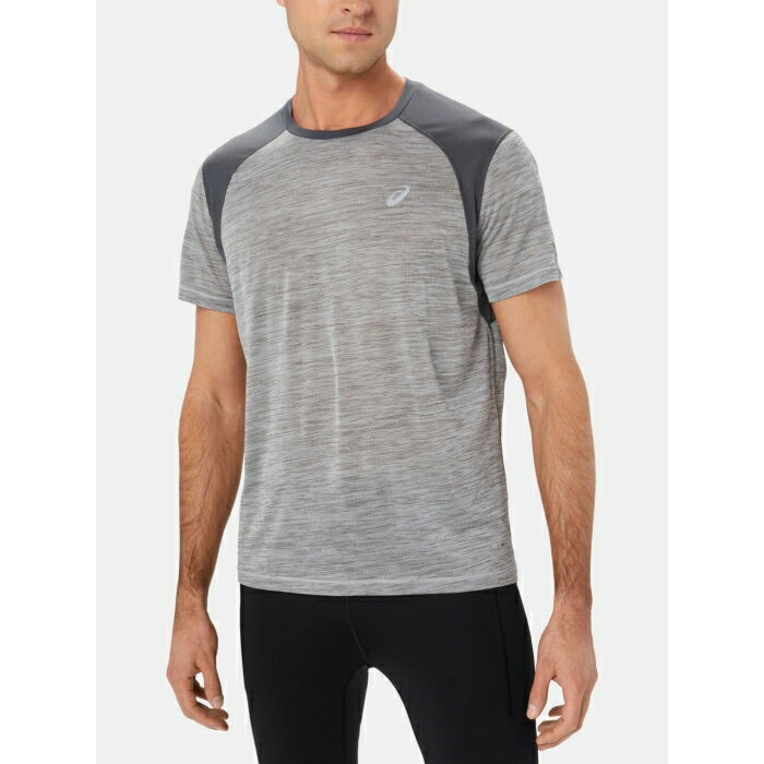 å Asics  Men's Road Short Sleeve Men Piedmont Grey/Dark Grey  ...