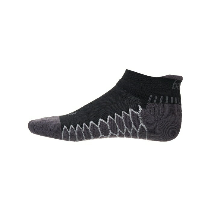 バレーガ Balega 【 Silver No Show Socks Black Unisex Black 】 Silver 銀色・シルバー ソックス・靴下 黒色 ブラック スポーツ アウトドア ランニング マラソン その他 ユニセックス 黒色 ブラック