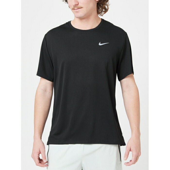 ナイキ Nike 【 Men's Dri-Fit Uv Miler Short Sleeve Men Black 】 メンズ ドライフィット Sleeve スリーブ スポーツ アウトドア ランニング マラソン ウェア メンズウェア メンズ 黒色 ブラック