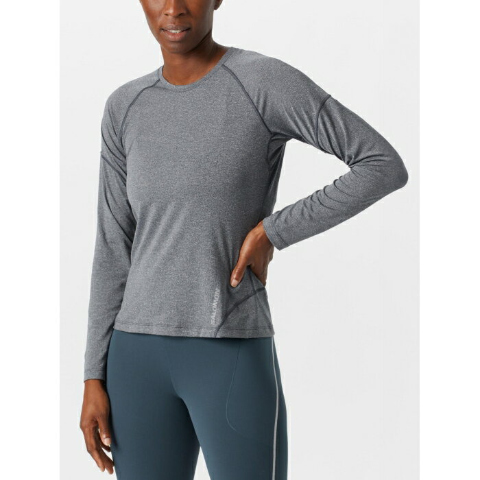  Salomon  Women's Cross Run Long Sleeve Women Deep Black  ǥ ...