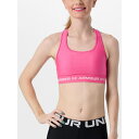 アンダーアーマー Under Armour 【 Crossback Mid Bra Unisex Super Pink 】 ミッド スポーツ アウトドア ランニング マラソン ウェア レディースウェア ユニセックス pink ピンク