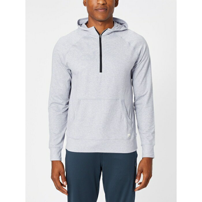 Vuori 【 Men's Ponto Performance 1/2 Zip Men Heather Platinum 】 メンズ パフォーマンス スポーツ アウトドア ランニング マラソン ウェア メンズウェア メンズ heather ヘザー Platinum プラチナム
