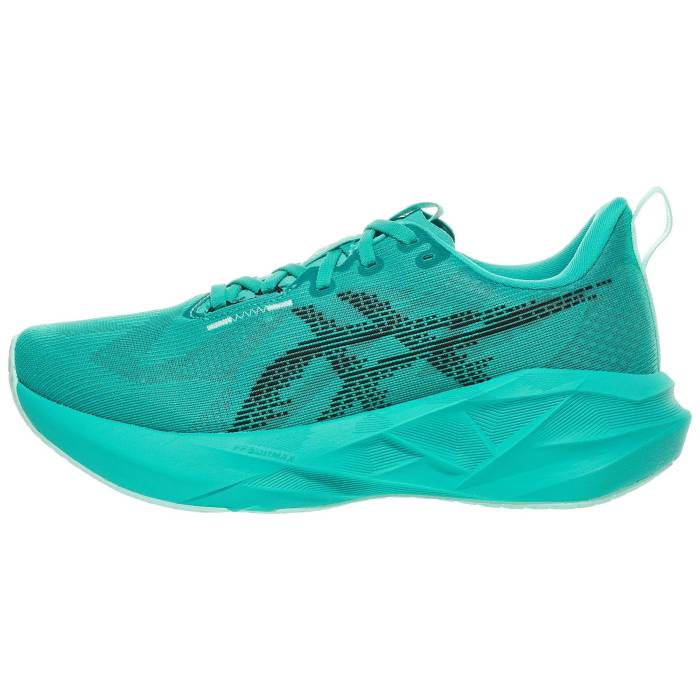 アシックス Asics 【 Novablast 5 Women Wave Teal/Black 】 スポーツ アウトドア ランニング マラソン シューズ レディースシューズ レディース Wave ウェーブ・ウェイブ 黒色 ブラック