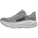 Hoka 【 Bondi 9 Men Galactic Grey/Stellar Grey 】 スポーツ アウトドア ランニング マラソン シューズ メンズシュ...