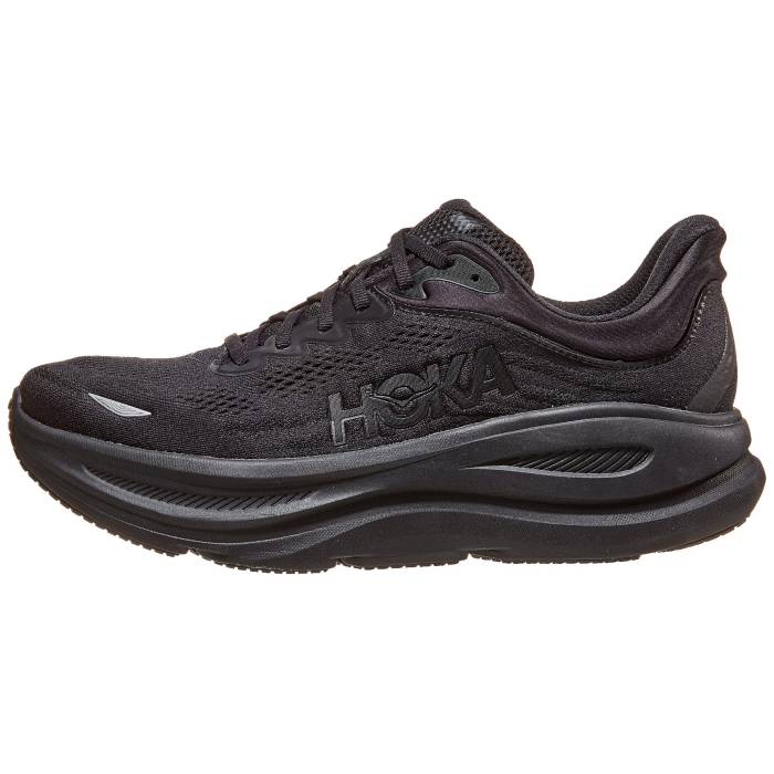 Hoka 【 Bondi 9 Men Black/Black 】 スポーツ アウトドア ランニング マラソン シューズ メンズシュー..