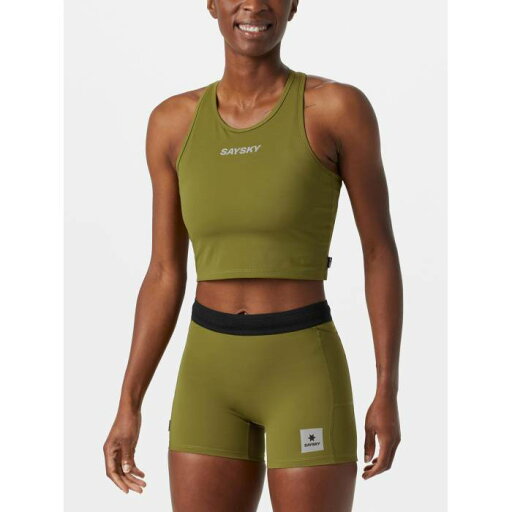 Saysky 【 Women's Flow Race Crop Top Women 】 レディース フローレス Crop クロップ スポーツ アウトドア ランニング マラソン ウェア レディースウェア レディース Saysky 【 Women's Flow Race Crop Top Women 】 レディース フローレス Crop クロップ スポーツ アウトドア ランニング マラソン ウェア レディースウェア レディース