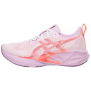 アシックス Asics 【 Novablast 5 Women White/Coral Reef 】 スポーツ アウトドア ランニング マラソン シューズ レデ...