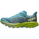Hoka 【 Speedgoat 5 Women Coastal Shade/Green Glow 】 スポーツ アウトドア ランニング マラソン シューズ レ...