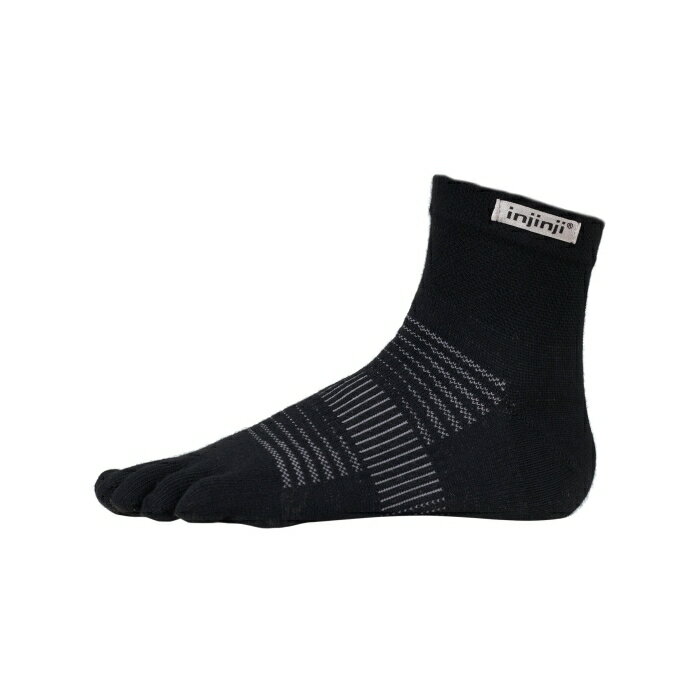 インジンジ Injinji 【 Run Original Weight Mini-Crew Toesocks Black Unisex Black 】 ラン 黒色 ブラック スポーツ アウトドア ランニング マラソン その他 ユニセックス 黒色 ブラック