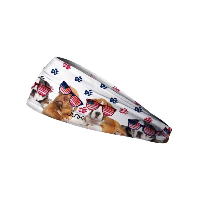 Junk 【 Patriot Pups Headband Unisex Patriot Pups 】 ヘッドバンド スポーツ アウトドア ランニング マラソン その他 ユニセックス