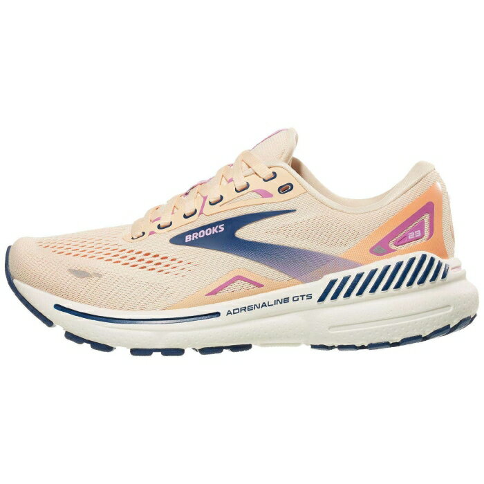 ブルックス Brooks 【 Adrenaline Gts 23 Women Apricot/Blue 】 GTS スポーツ アウトドア ランニング マラソン シューズ レディースシューズ レディース 青色 ブルー