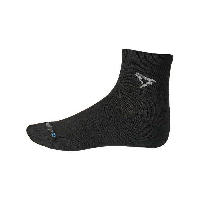 Drymax 【 Run 1/4 Crew Socks Black Unisex Black 】 ラン クルー ソックス・靴下 黒色 ブラック スポーツ アウトドア ランニング マラソン その他 ユニセックス 黒色 ブラック