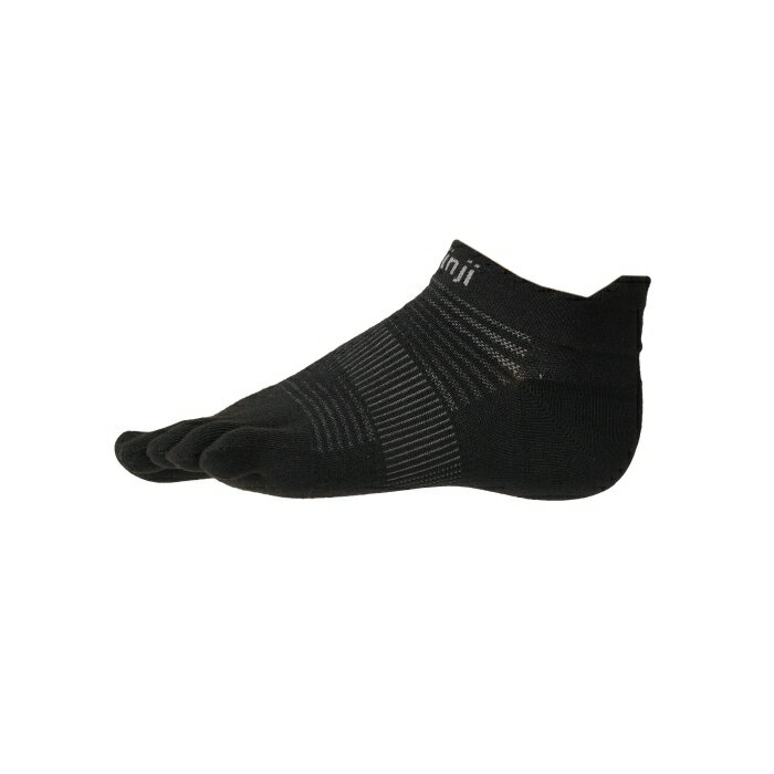 󥸥 Injinji  Run Lightweight No-Show Toesocks Black Unisex Black  ...